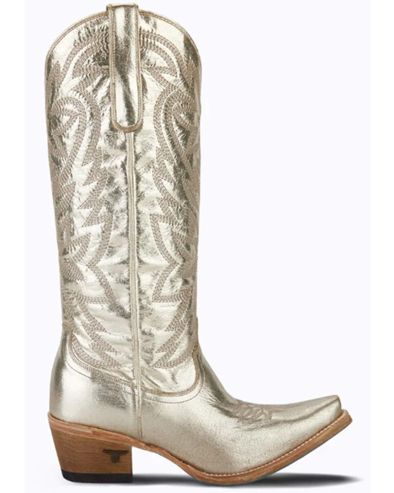 Lane Women's Smokeshow Metallic Tall Western Boots - Snip Toe