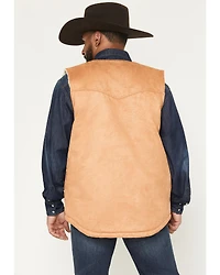 Blue Ranchwear Men's Averill Oilskin Sherpa Lined Vest