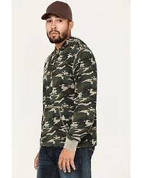 Moonshine Spirit Men's Now You See Me Burnout Camo Hooded Sweatshirt