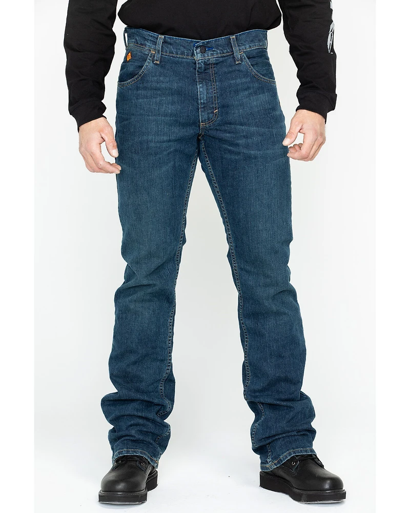 Wrangler Men's FR Advanced Comfort Slim Bootcut Work Jeans