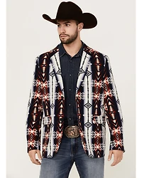 Rock & Roll Denim Men's Southwestern Print Sportcoat