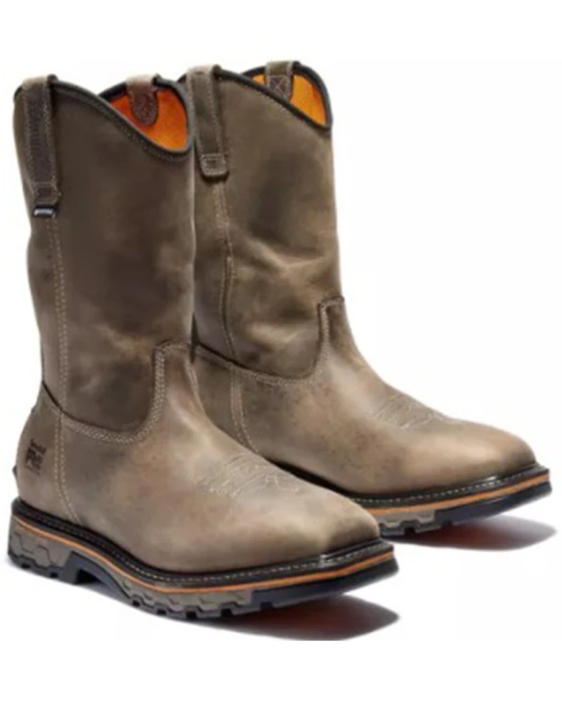 Timberland PRO Men's True Grit Pull On Waterproof Work Boots - Square Toe