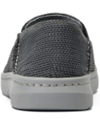 Ariat Men's Heather Brown Charcoal 360 Canvas Slip-On Casual Shoe - Moc Toe