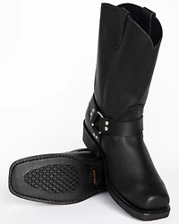 Brothers and Sons Men's Pull-On Motorcycle Boots - Square Toe