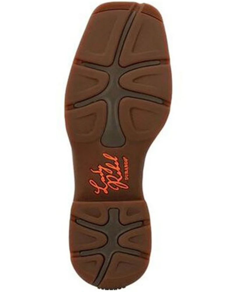 Durango Women's Chestnut Lady Rebel Western Boots - Square Toe