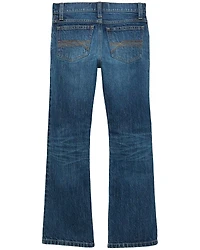 Wrangler 20X Little Boys' Dark Wash Slim Bootcut Stretch Denim Jeans