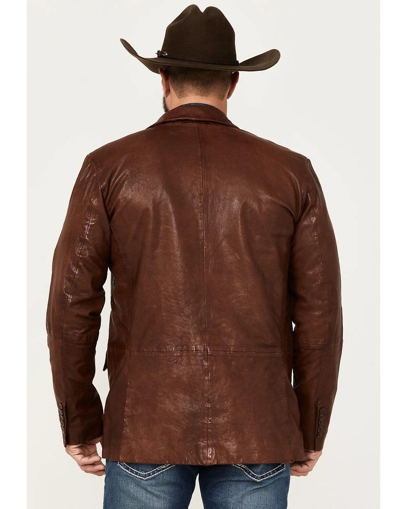 Moonshine Spirit Men's Leather Blazer