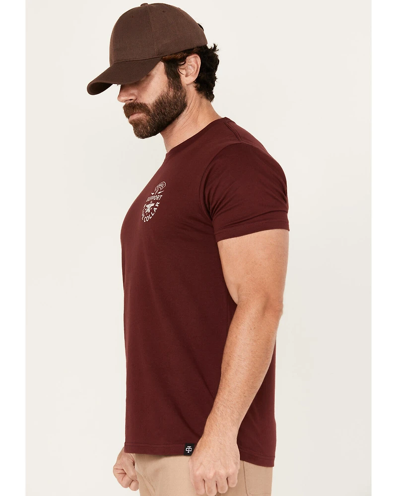 Troll Co Men's Winged Support Short Sleeve Graphic T-Shirt