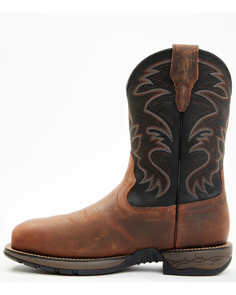 Cody James Men's 11" Xero Gravity Lite Waterproof Pull-On Work Boots - Composite Toe