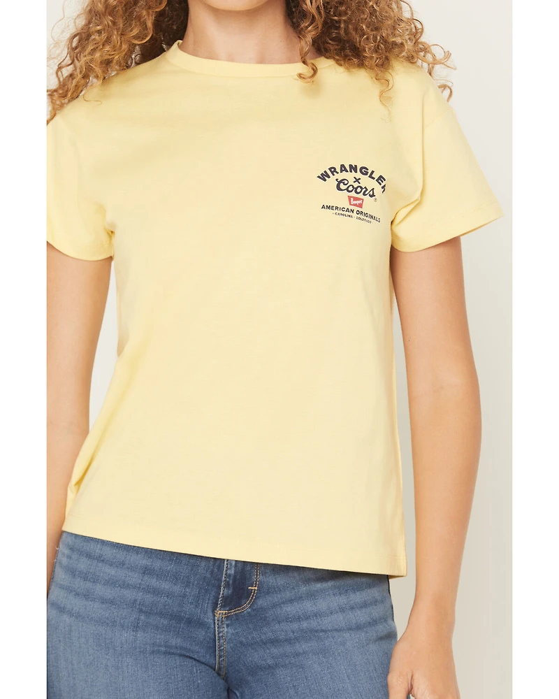 Wrangler X Coors Banquet Women's Logo Short Sleeve Graphic Tee
