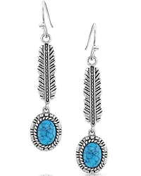 Montana Silversmiths Women's From The Ground Up Turquoise Earrings
