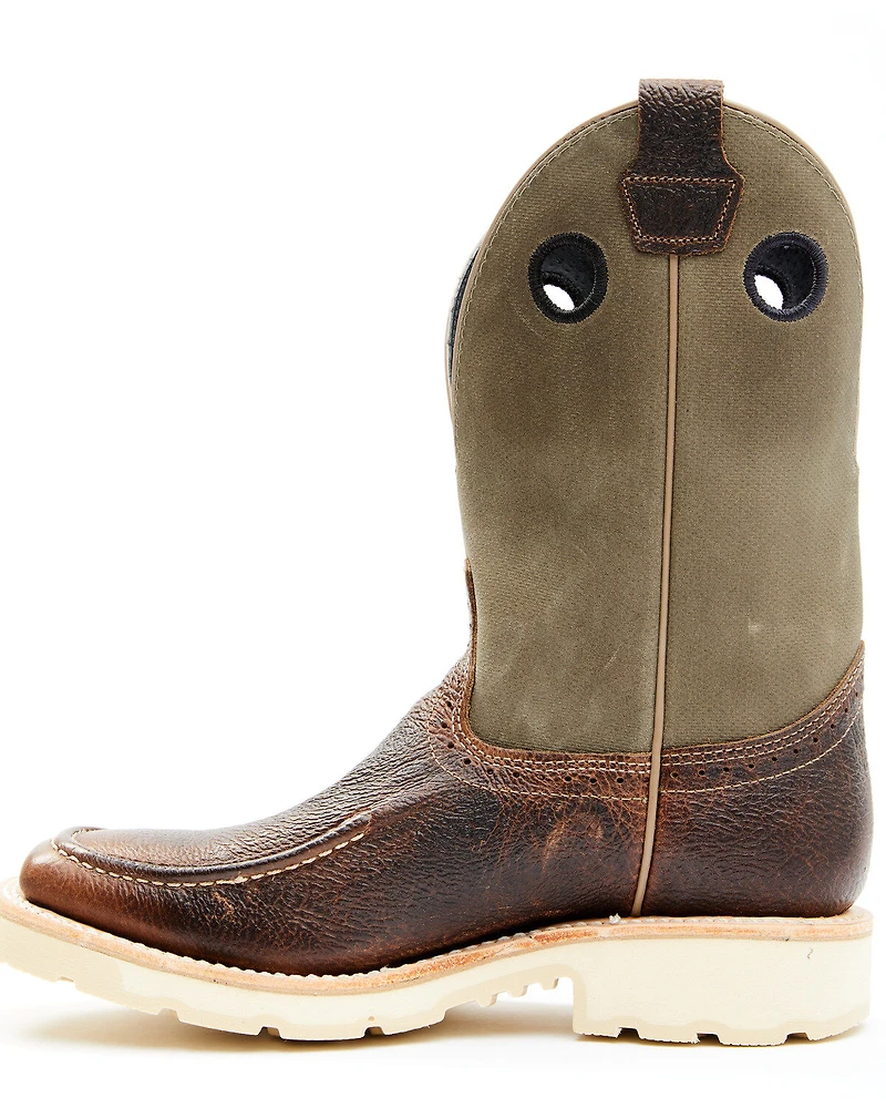 Double H Men's Domestic Roper Western Work Boots - Soft Toe