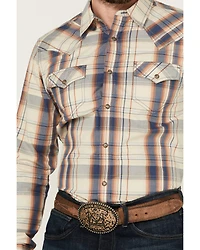 Cody James Men's Pay Day Plaid Print Long Sleeve Snap Western Shirt