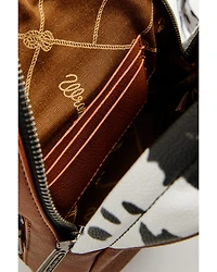 Wrangler Women's Boot Barn Exclusive Daisy Cow Print Sling Bag