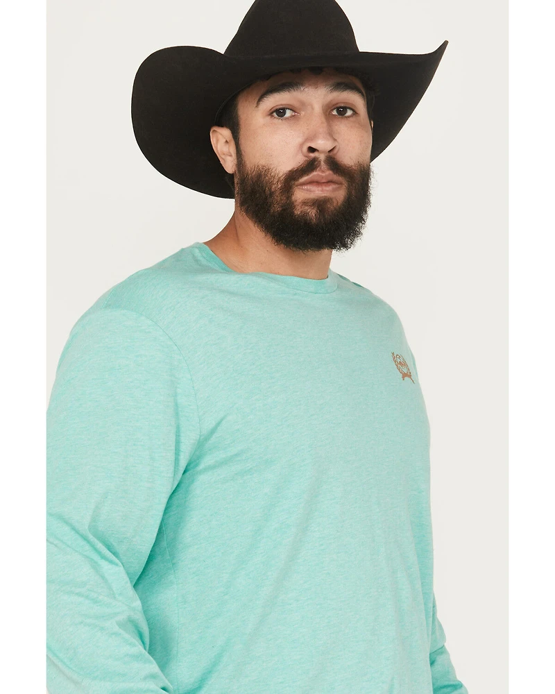 Cinch Men's Cowboy State of Mind Long Sleeve Graphic T-Shirt