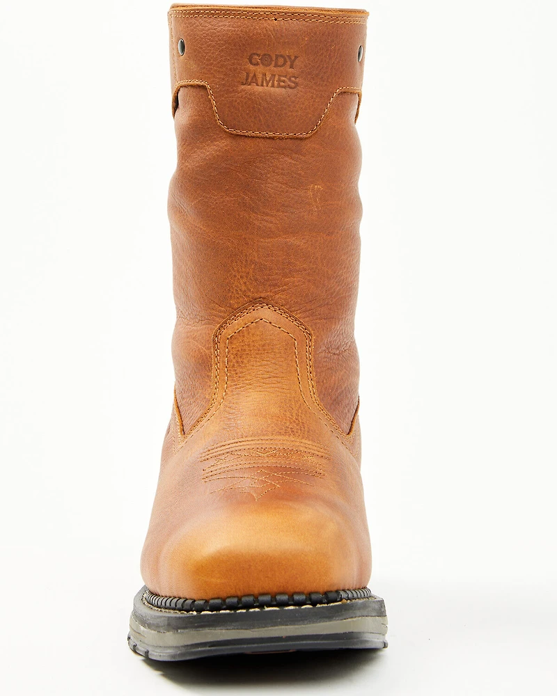 Cody James Men's 11" Waterproof Insulated Pull-On Work Boots - Composite Toe