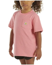 Carhartt Little Girls' Short Sleeve Pocket Tee