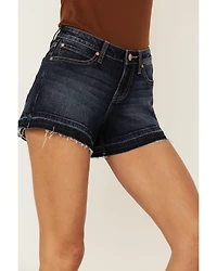 Shyanne Women's Mid Rise 3 1/2" Released Hem Shorts
