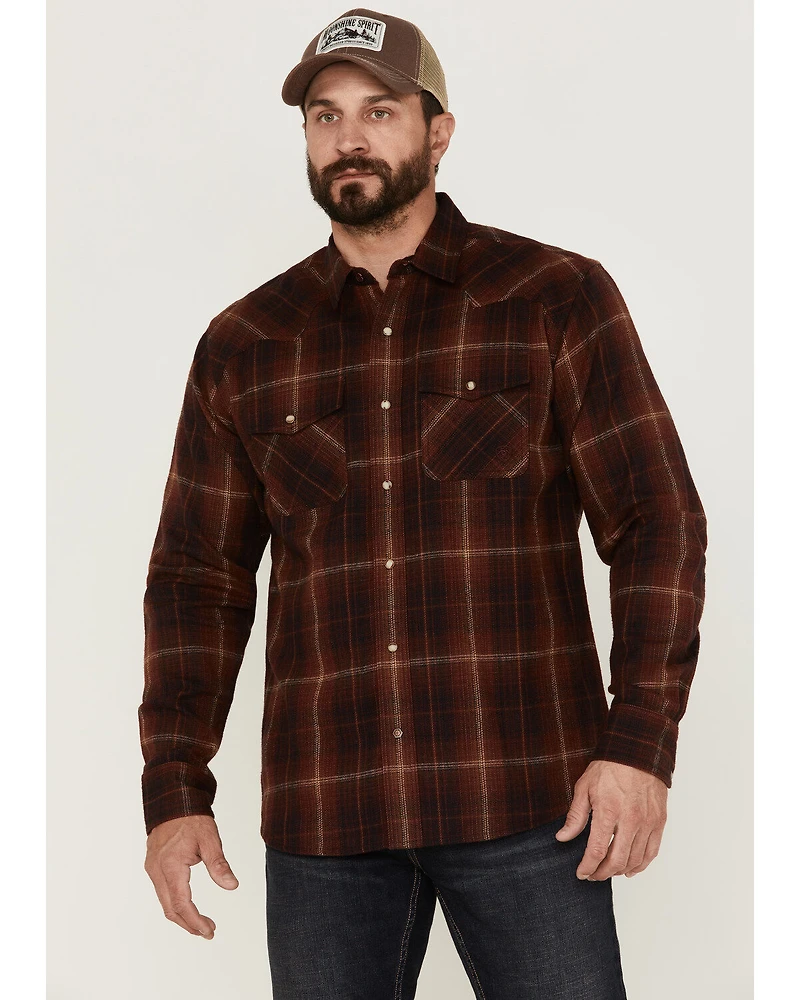 Ariat Men's Hiller Retro Plaid Snap Western Flannel Shirt