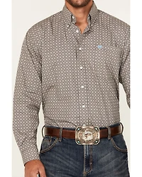 Cinch Men's Geo Print Long Sleeve Button-Down Western Shirt