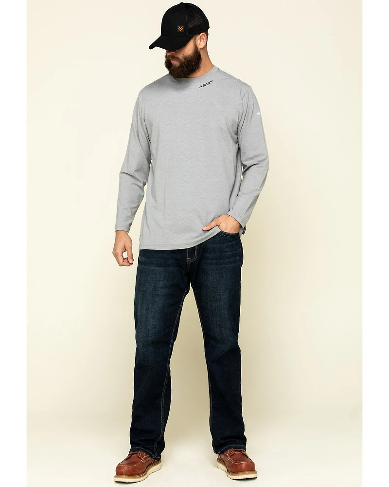 Ariat Men's FR Base Layer Long Sleeve Work T-Shirt - Tall