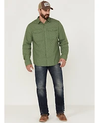 Brothers and Sons Men's Small Plaid Long Sleeve Button Down Western Shirt