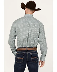 Roper Men's Amarillo Medallion Print Long Sleeve Snap Western Shirt