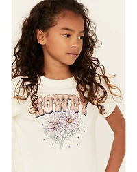 Shyanne Girls' Howdy Short Sleeve Graphic Tee