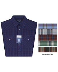 Wrangler Men's Assorted Plaid Short Sleeve Western Shirts