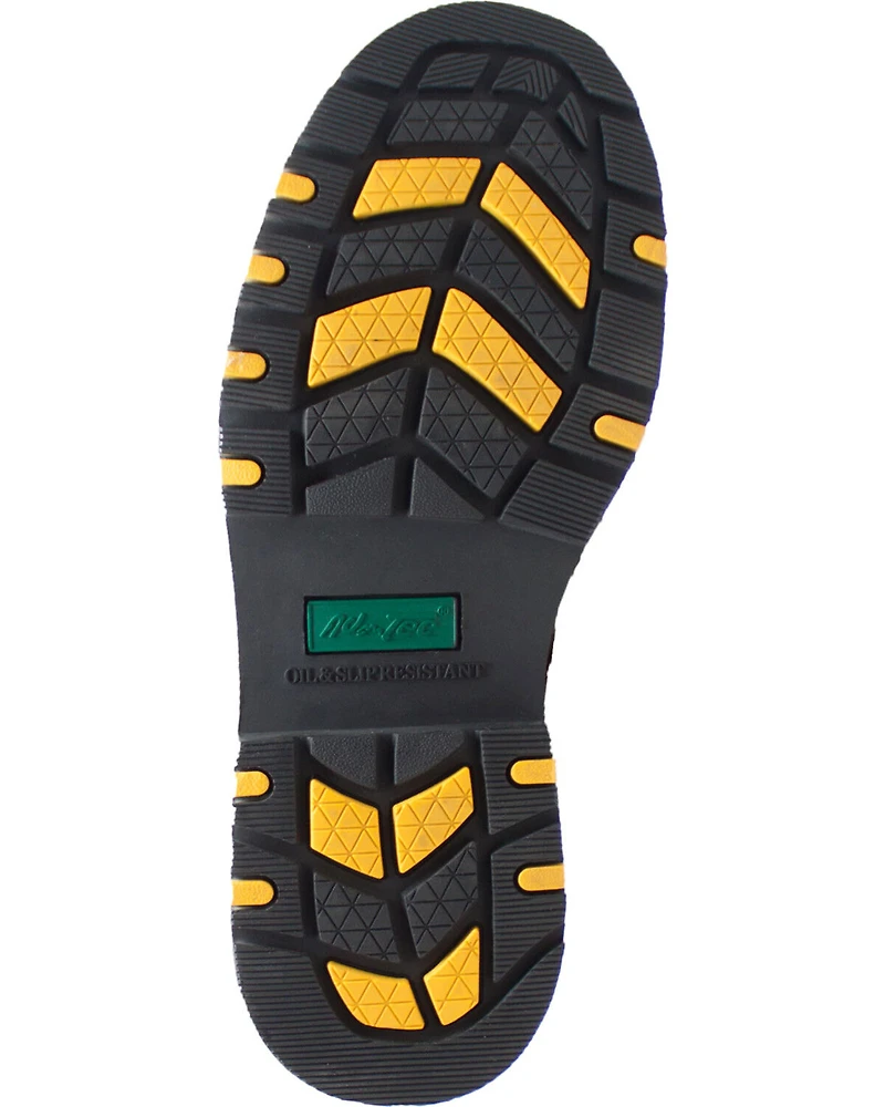 Ad Tec Men's 6" Leather EH Waterproof Work Boots - Steel Toe