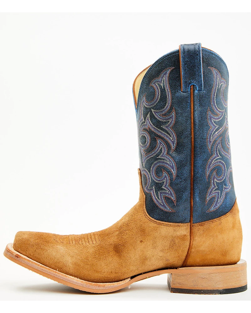 Justin Men's 11" Fergus Roughout Performance Western Boots - Square Toe