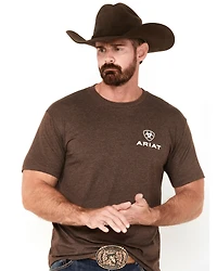 Ariat Men's Outline Logo Short Sleeve Graphic T-Shirt