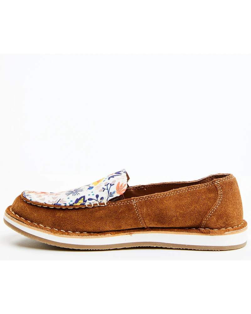 Myra Bag Women's Hazel Print Slip-On Casual Sneaker - Moc Toe