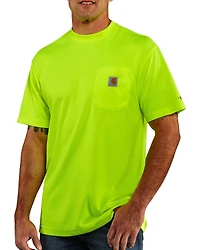 Carhartt Men's Solid Color-Enhanced Short Sleeve T-Shirt - Big & Tall