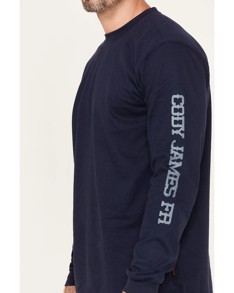 Cody James Men's FR Range Cowboys Graphic Long Sleeve Work T-Shirt