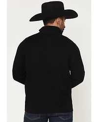 Cody James Black 1978™ Men's Parker Solid 1/4 Zip Pullover Sweater