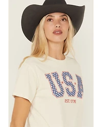 Youth Revolt Women's USA EST. 1776 Short Sleeve Graphic Tee