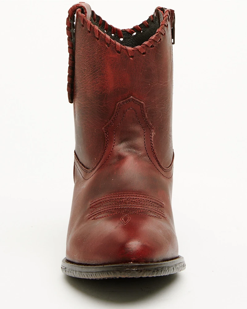 Shyanne Women's Sawyer Omaha Goat Western Fashion Booties - Round Toe
