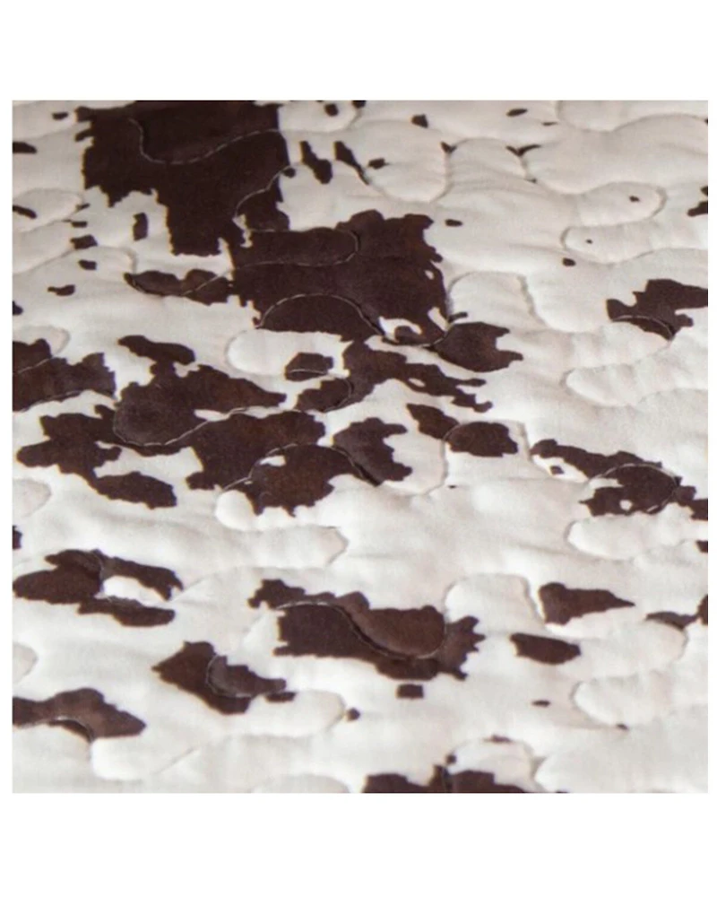 Wrangler Cowhide Quilt Set - King