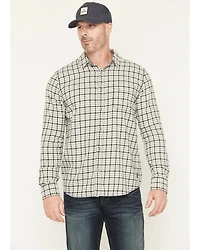 Brothers and Sons Men's Hank Plaid Print Long Sleeve Button-Down Flannel Shirt