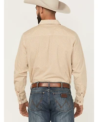 Gibson Trading Co Men's Lampshade Geo Print Long Sleeve Button-Down Stretch Western Shirt