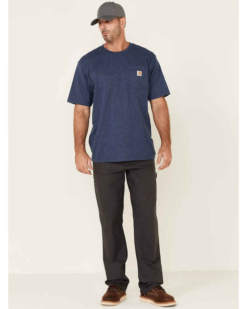 Carhartt Men's Loose Fit Heavyweight Logo Pocket Work T-Shirt