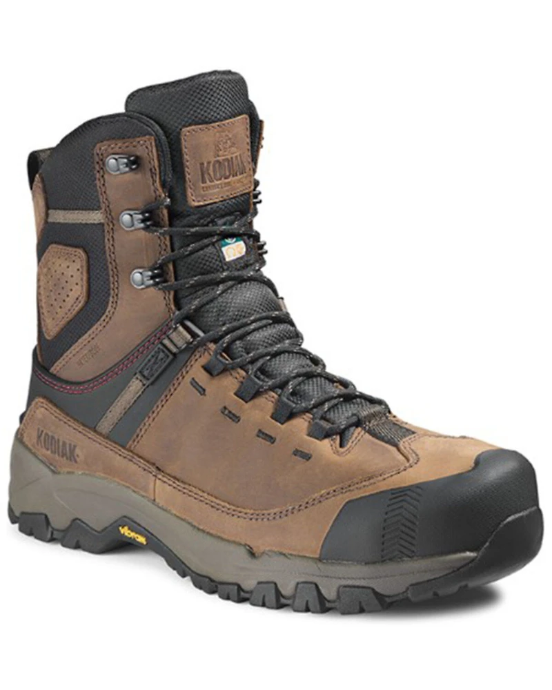 Kodiak Men's Quest Bound 8" Lace-Up Waterproof Work Boots - Composite Toe