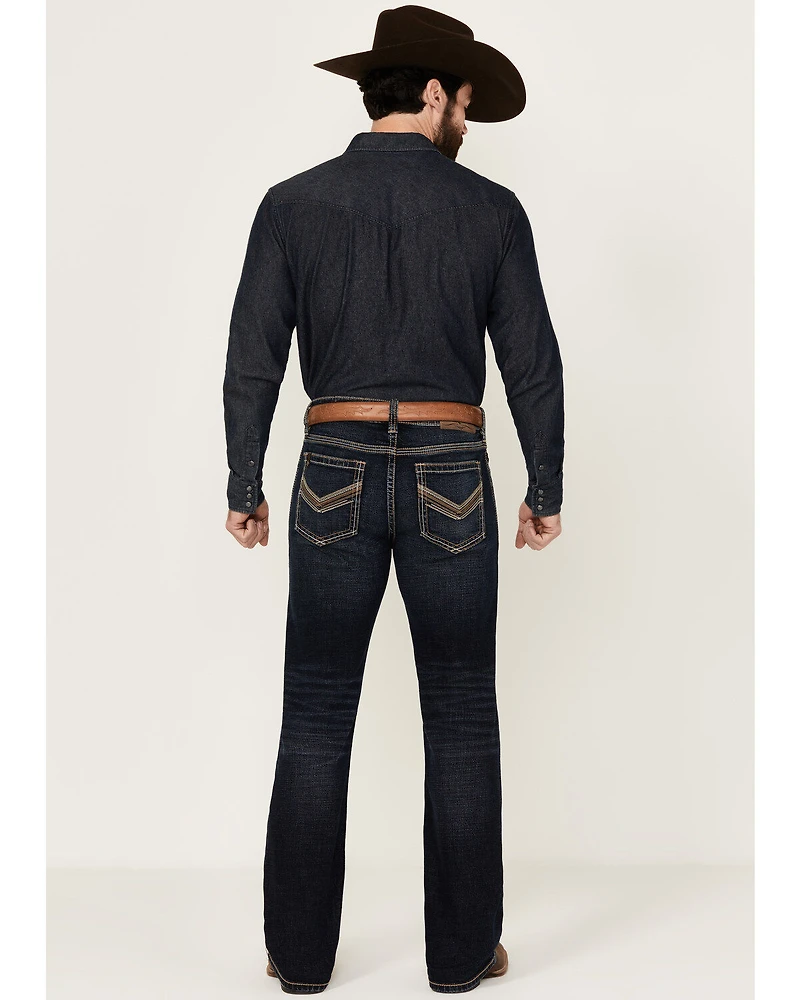 Cody James Men's Night Ranger Wash Wyatt Slim Bootcut Stretch Denim Jeans