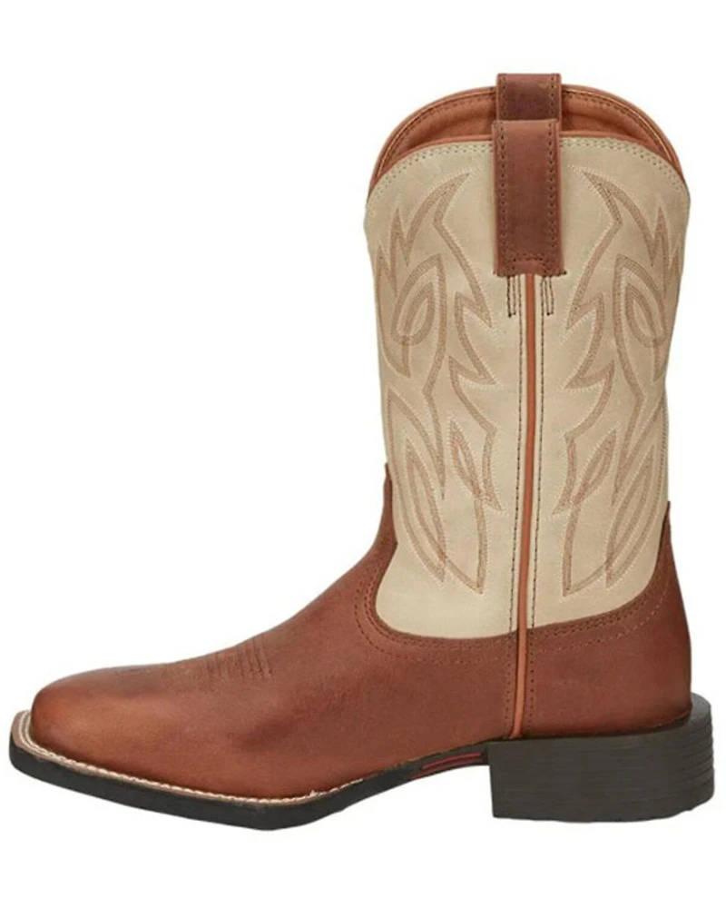 Justin Men's Canter Performance Western Boots - Broad Square Toe