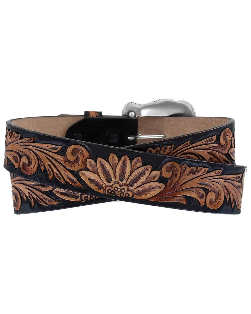Tony Lama Women's Delheart Daisy Western Belt