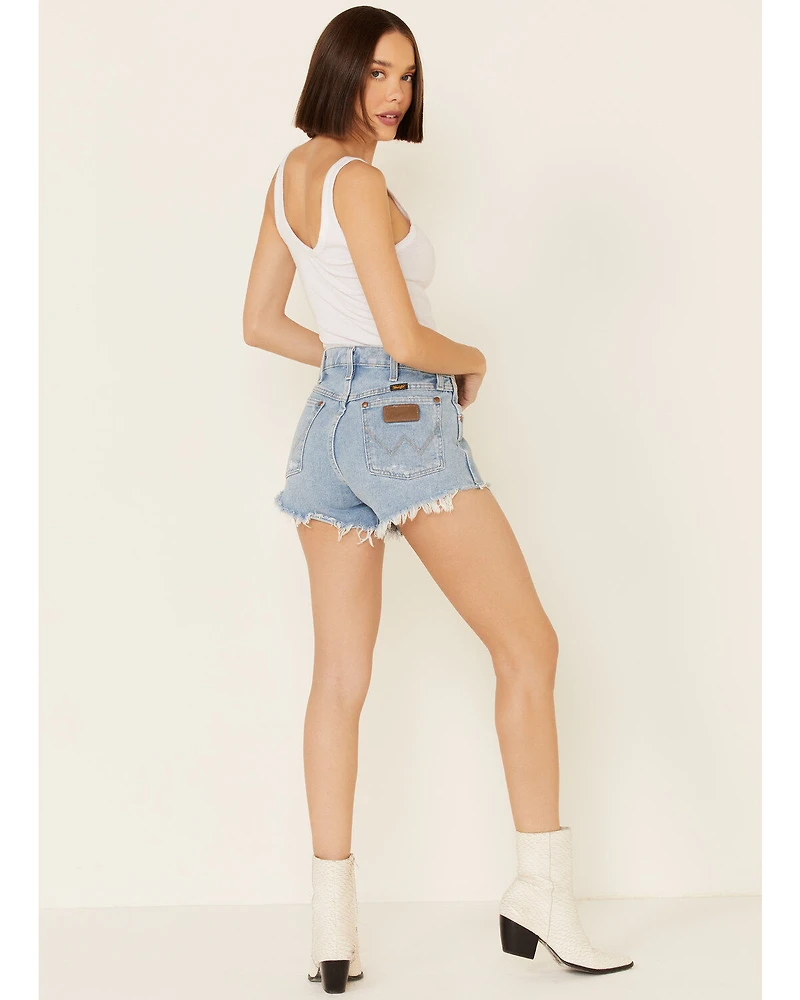 Wrangler Modern Women's High Rise Denim Reworked Shorts
