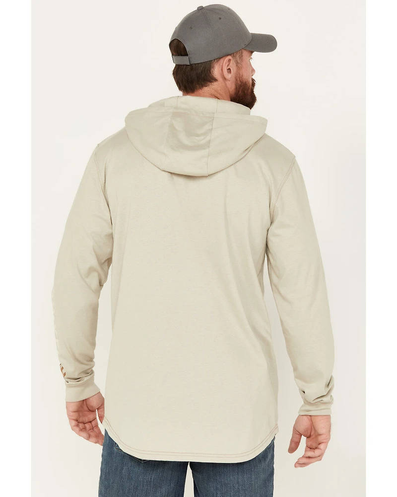 Hawx Men's FR Logo Hooded Long Sleeve Shirt