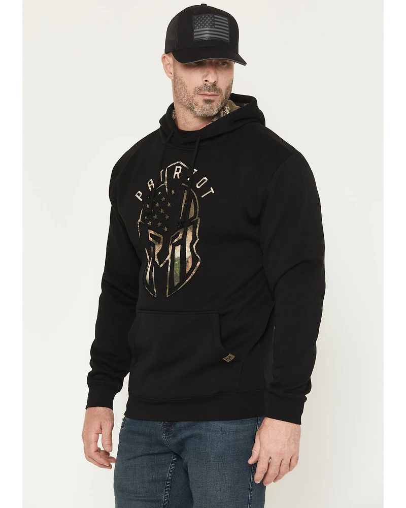 Buckwear Men's Camo Spartan Patriot Hooded Sweatshirt - Big