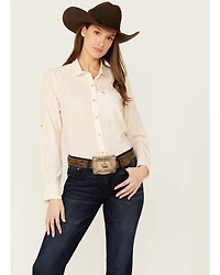 Ariat Women's Paisley Print VentTek Stretch Long Sleeve Button-Down Western Shirt